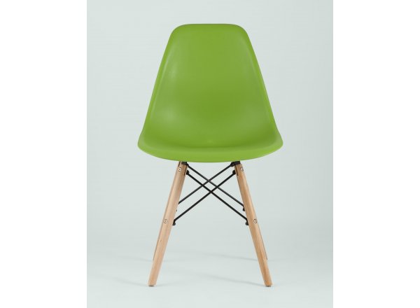 Стул Eames Style DSW зеленый (разборный каркас)