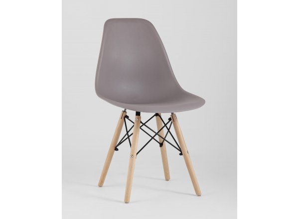 Стул Eames Style DSW темно-серый (разборный каркас)