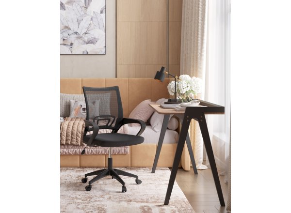 Кресло офисное TopChairs Simple SN черный