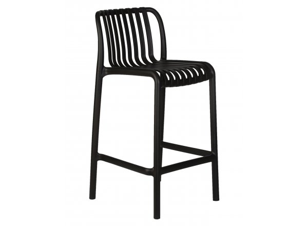 Набор 3 шт Стул полубарный DOBRIN CHLOE (черный)