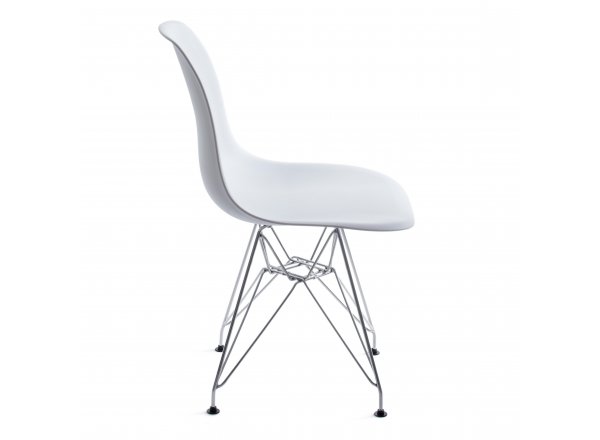 Стул Синди Айрон Чаир Имс/Cindy Iron Chair Eames (мод.002)/1 шт. в упаковке металл, пластик, 51х46х82,5, белый