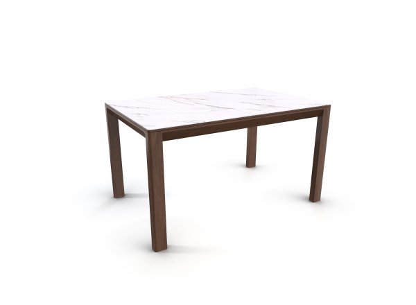 Стол раздвижной Ренцо 140/90КГ Gilt White Орех Американский