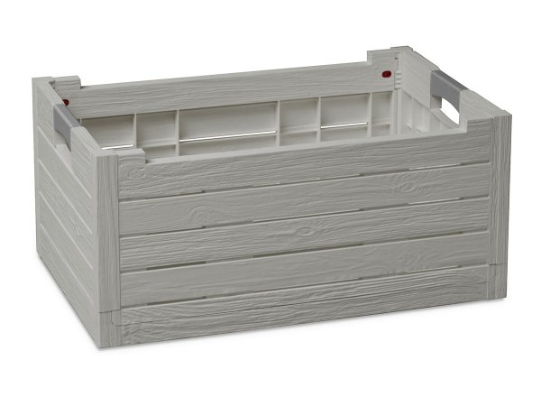 Ящик пластиковый складной Toomax Florida 50л, светло-серый